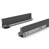 058-0081  CORREDERA OCULTA SLIM BOX 500MM GRIS H148MM
