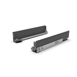 058-0076  CORREDERA OCULTA SLIM BOX 500MM BLANCA H63MM