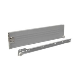 058-0046      Corredera de Extensión Metal Box 450mm Plata