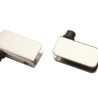 079-0262 Bisagra Para Vidrio Negro Tornillos de Plástico