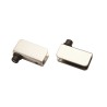 079-0262 Bisagra Para Vidrio Negro Tornillos de Plástico